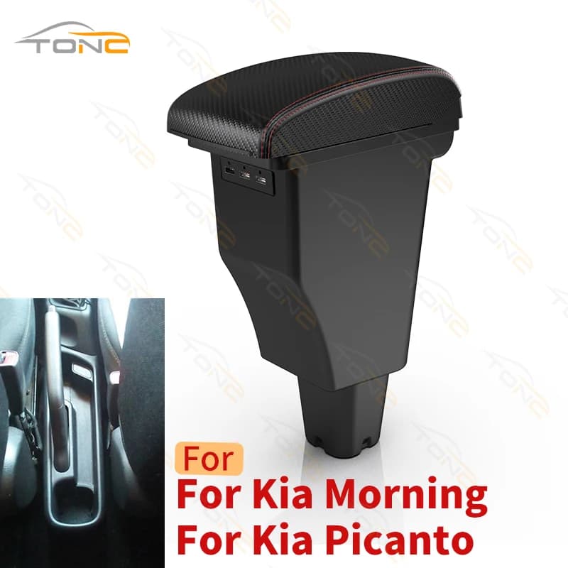 Per Kia Morning Bracciolo Per Kia Picanto Console Centrale Scatola di Immagazzinaggio 2011 -2017 Bracciolo Speciale Retrofit parti Accessori Auto