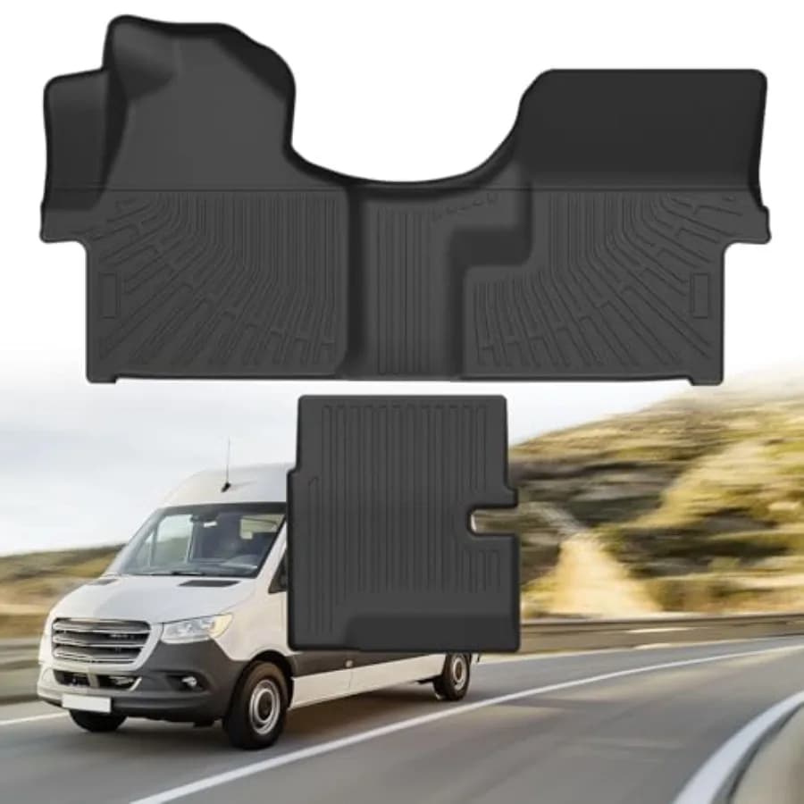Tappetini per Sprinter - Tappetini Auto per Mercedes-Benz Sprinter 2007-2018, Tappetini per Tutte le Stagioni, Accessori per Sprinter, Resistenti