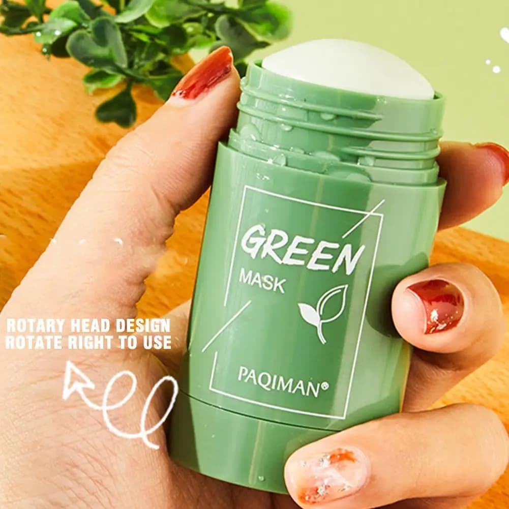 1 pz clean mask for face mask in green tea stick strip clean mask for skin care fresh moisturizing mask for deep cleaning film