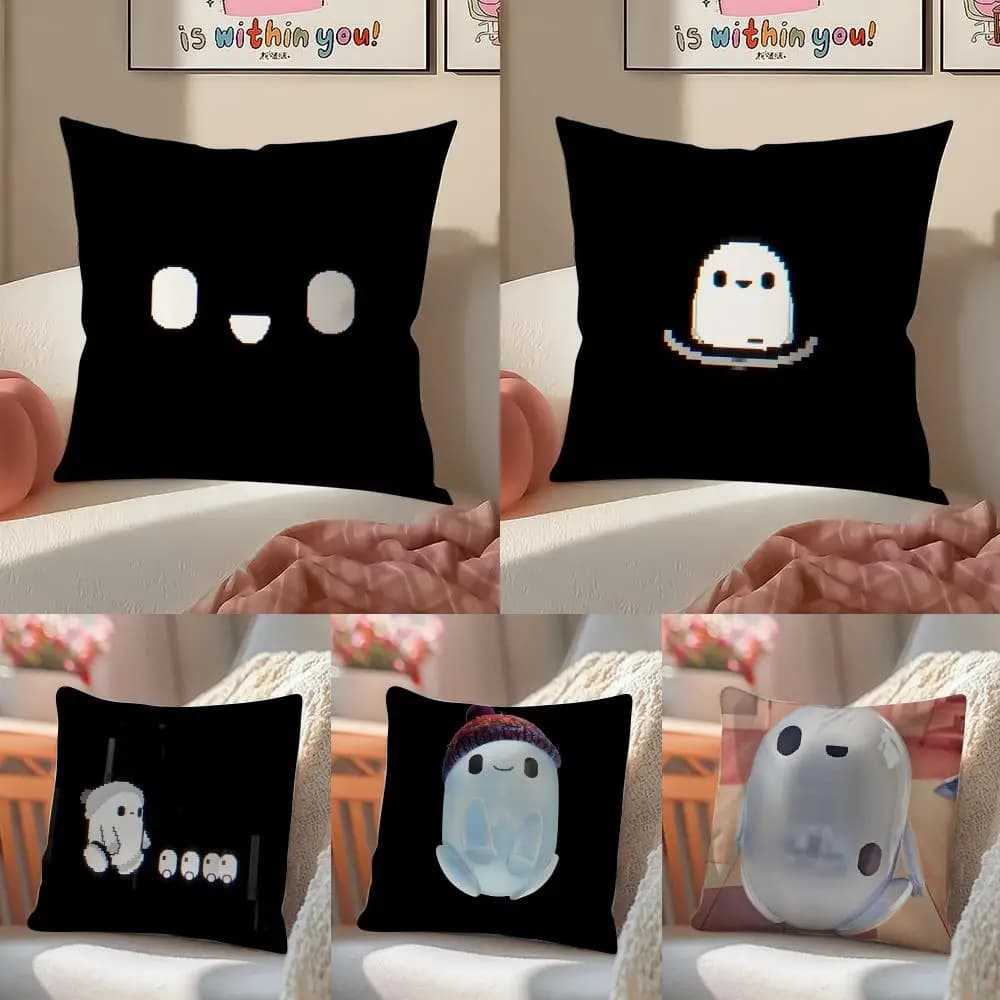 Ron's G-Gone Wrong Anime Pillow Case Double-Sided Plush Sofa Cushion Covers Organic Breathable Invisible Zipper