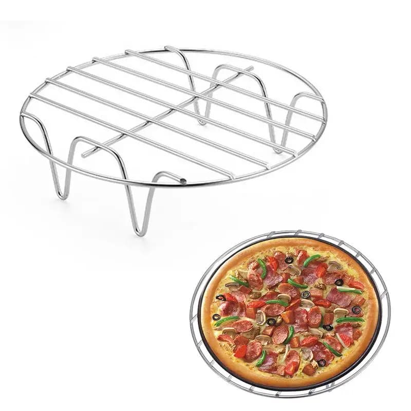 6-8 Inch Air Frying Rack Furnace Multipurpose Oven Grill Barbecue Grill Steam Roasting Support Stainless Steel Kitchen Accessories