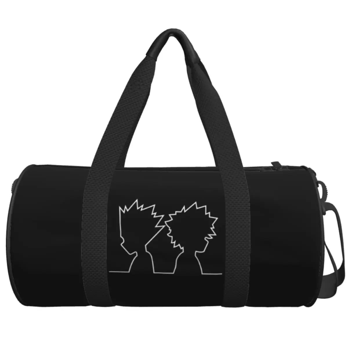 Borse sportive The Hunters X Gon And Killua Japan Anime con scomparto per scarpe, borsa da palestra impermeabile, borsa unisex per allenamento e fitness