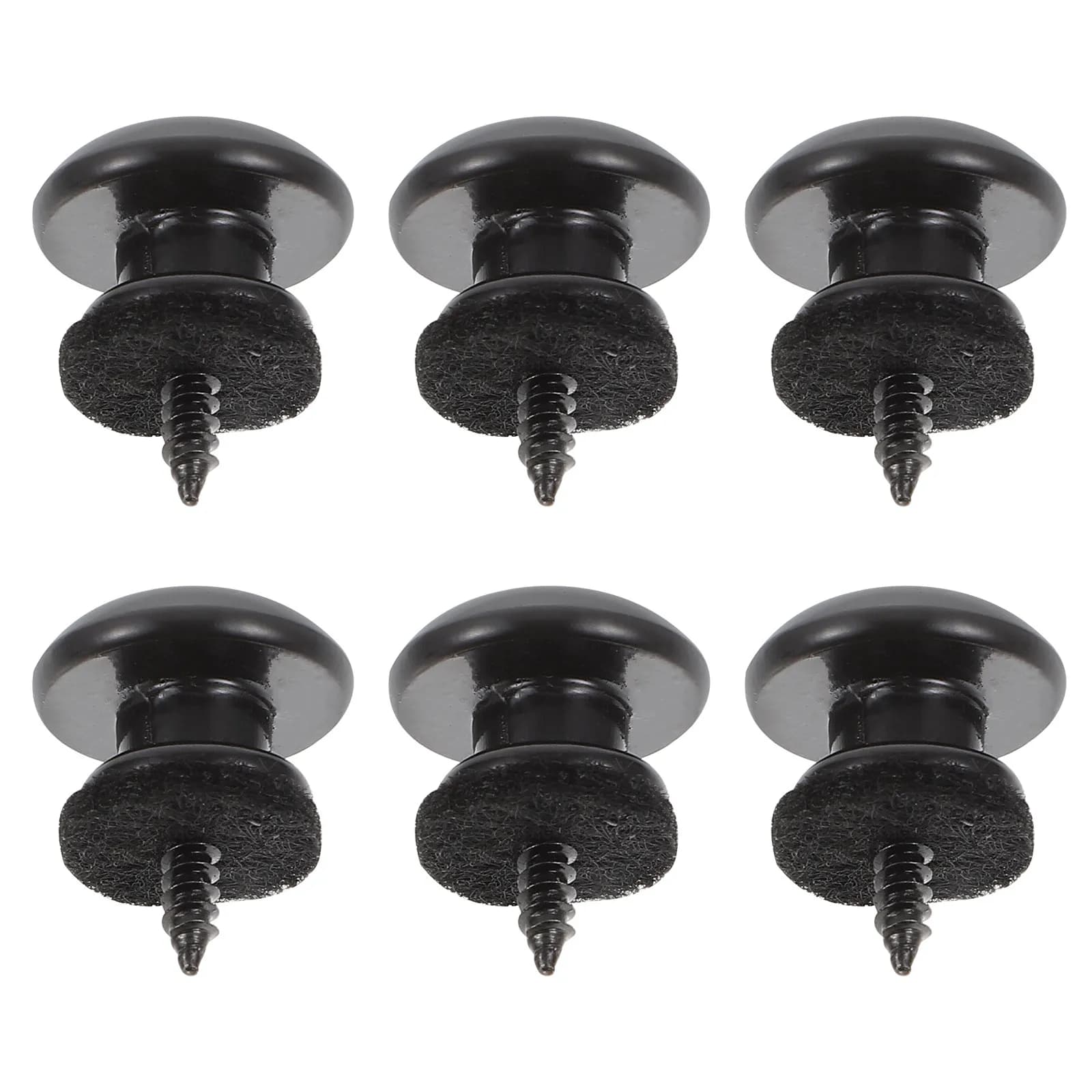 6Pcs Reliable Guitar Belt Buckle Fixator Heavy-Duty Strap Mounting Accessories for Electric Guitar Ukulele Bass Instruments