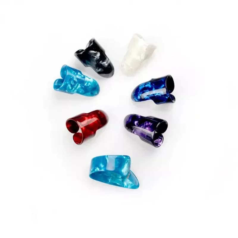 Plettri per Chitarra, Protezioni per Dita, Accessori per Chitarra Acustica Folk, Protezioni per le Dita Destre, Accessori per Chitarra