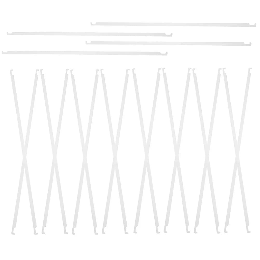 20Pcs Metal Hanging File Bars Heavy Duty File Folder Hangers Wall Mounted Vertical Organizer Efficient Office School Home Setup