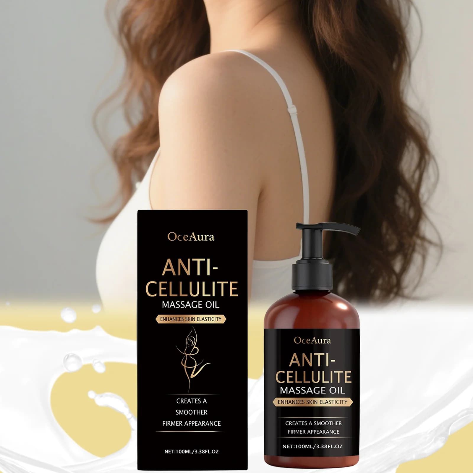 Olio da massaggio per il corpo agli agrumi Idratante Trattamento per la pelle secca con limone Pompelmo Rilassante Sollievo dalla tensione muscolare Rassodante Idratante