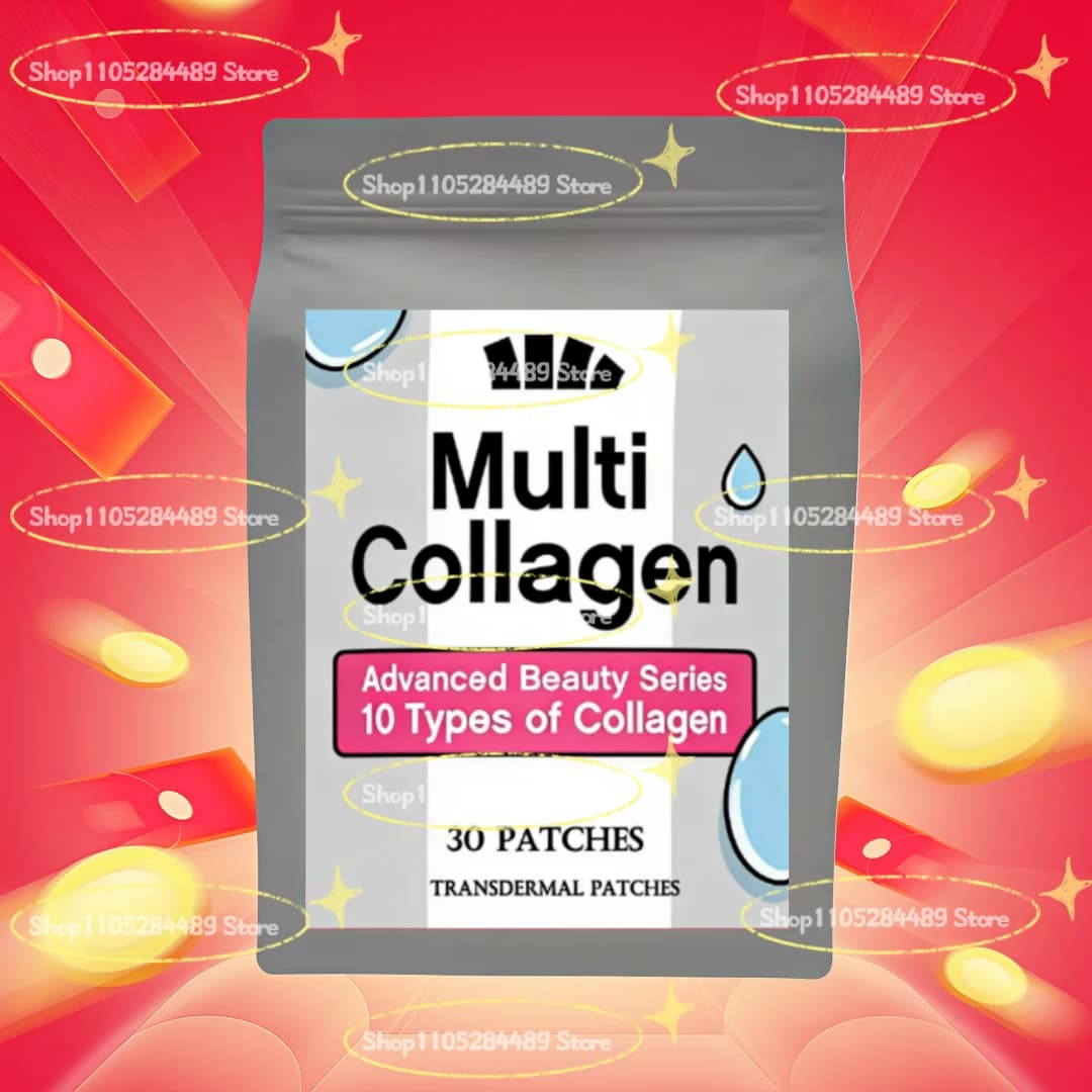 Multi Collagen Complex Transdermal Patches For Women And Men Skin, Hair, Nail & Joint 30 Patches
