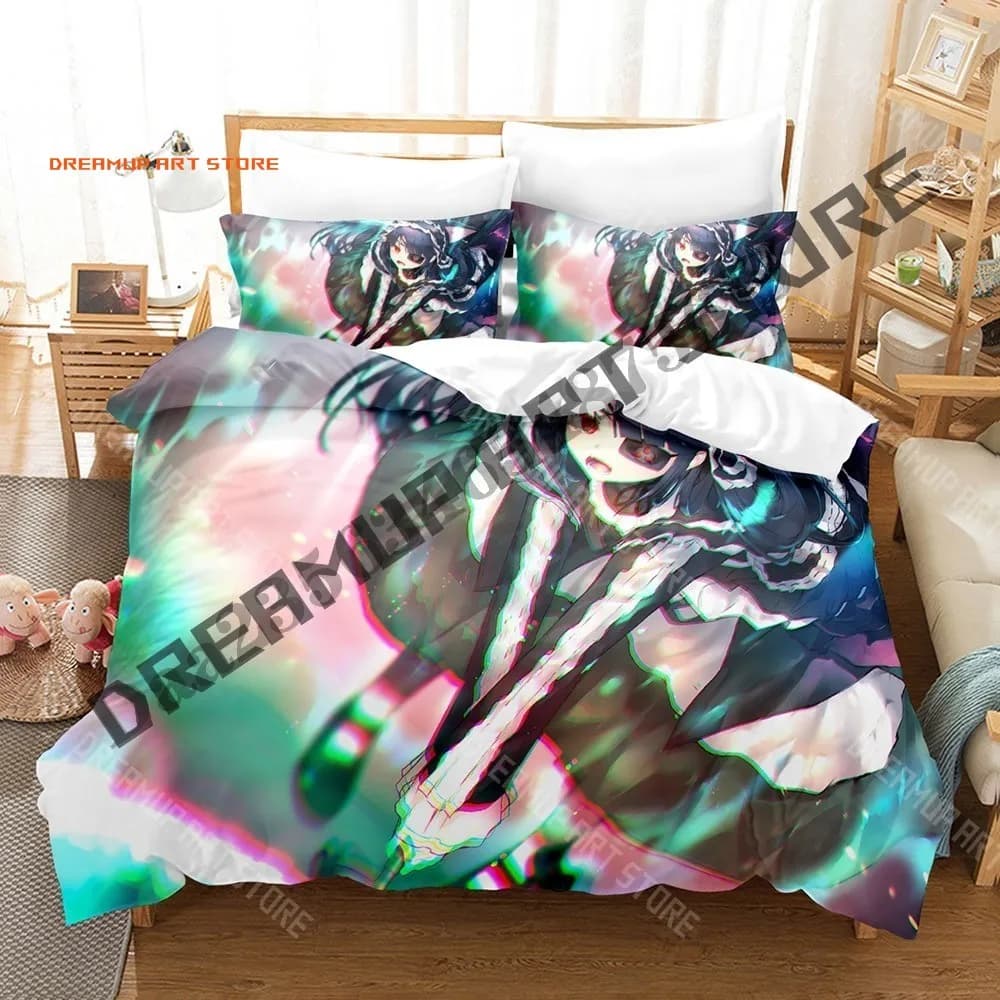 2026 Senran Kagura Bedding Set Single Twin Full Queen King Size Bed Set Adult Kid Bedroom Duvetcover Sets Print Anime Bed Sheet