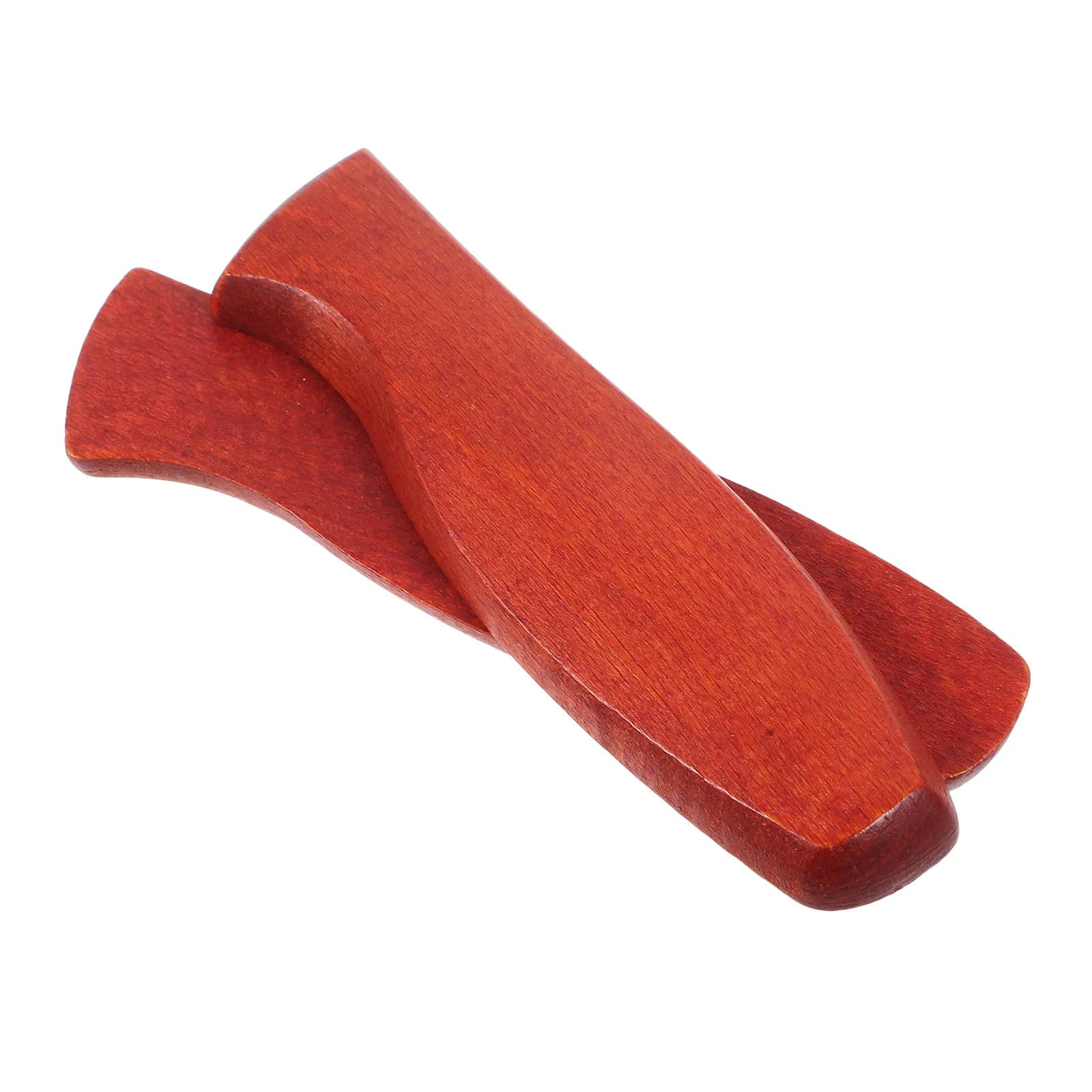 Set di 1 Manico in Legno Resistente per Sostituzione Coltelli, Design Ergonomico con Venature Naturali, Facile Installazione per Cucina