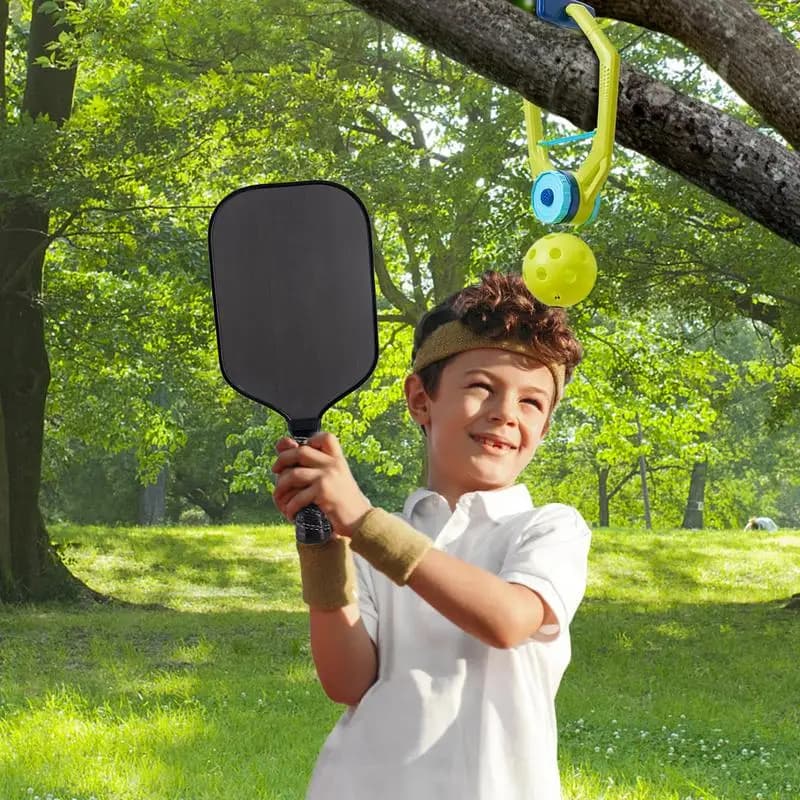 Indoor Hanging Table Tennis Trainer Portable Set Kids Portable Pingpong Table Tennis Game Set with Paddles Balls For Home Games