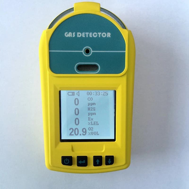 Carbon monoxide combustible portable detector handheld two-in-one