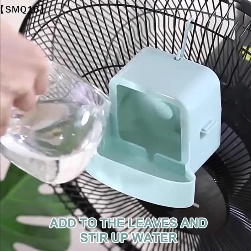 Electric Fan Cooling Storage Box Ice Storage Box Fast Cooling Portable Household With Hanging Hook Electric Fans Ice Holder【SMQ】