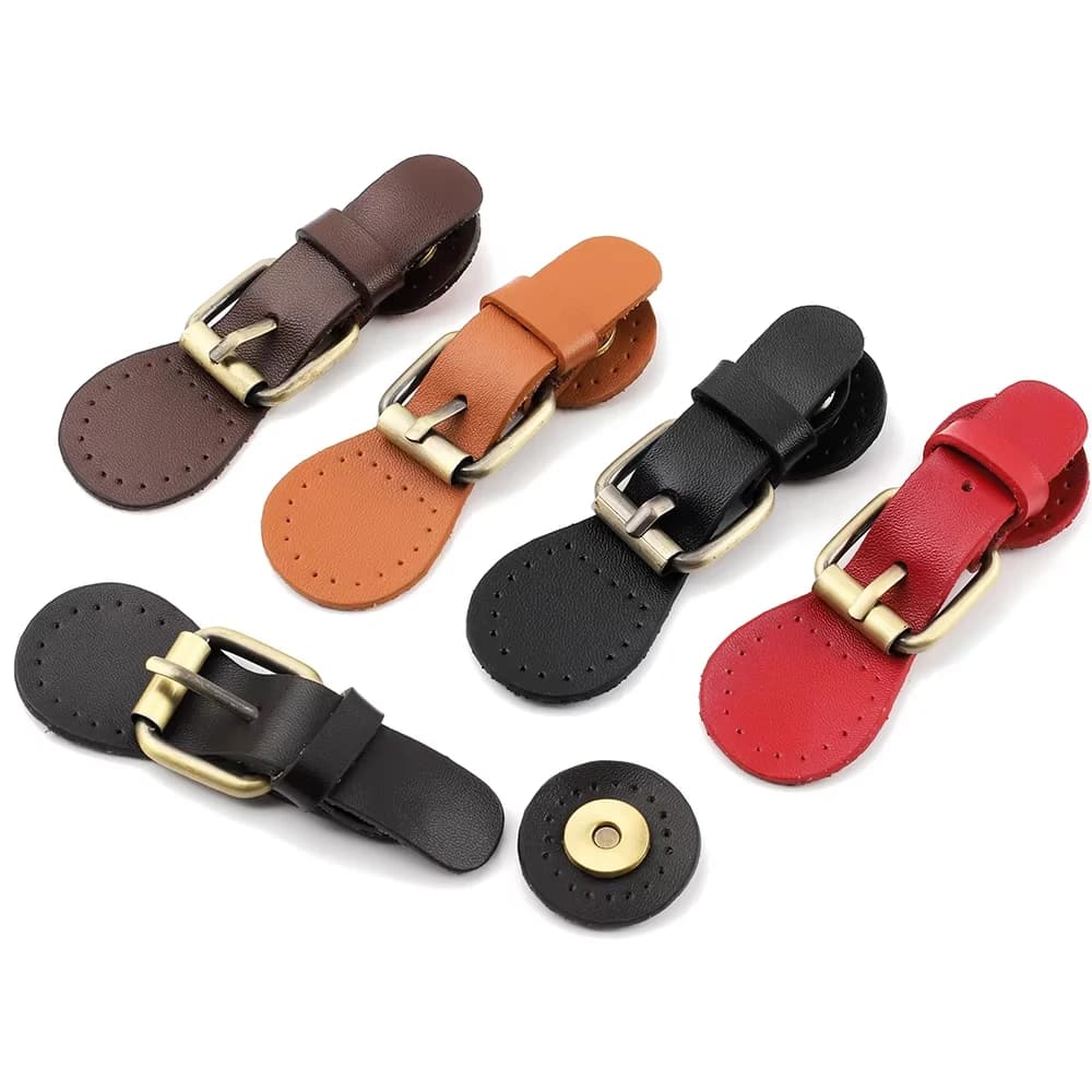 2pcs Leather Bag Snap Buckle Metal Magnetic Snap Button Fasteners For DIY Wallet Handbag Backpack Clothes Hardware Accessories