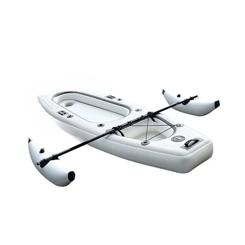 Kayak con Stile Galleggiante Bilanciato, Barca Gonfiabile, Hovercraft, Barca da Pesca, Paddle Surf
