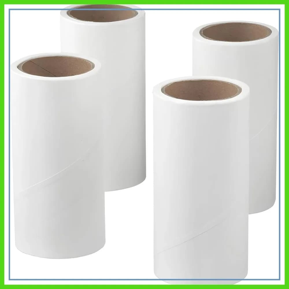 Set di 4 ricariche per rullo antipelucchi, bianco, 301.411.26