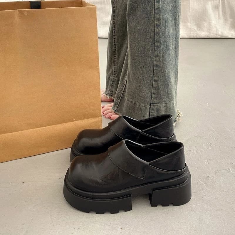 Mules e Scarpe Mary Jane da Donna Nuove Collezione Primavera 2026 con Suola Spessa in Pelle PU, Slip-On Casual Eleganti e Comode