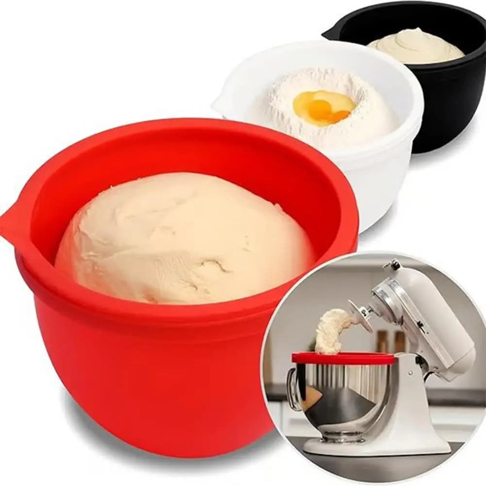 Silicone Liner Universal Non-Slip Heat Resistant Mixer Attachment KitchenAid Bowl Protector Tilt-Head Accessories Baking Tools