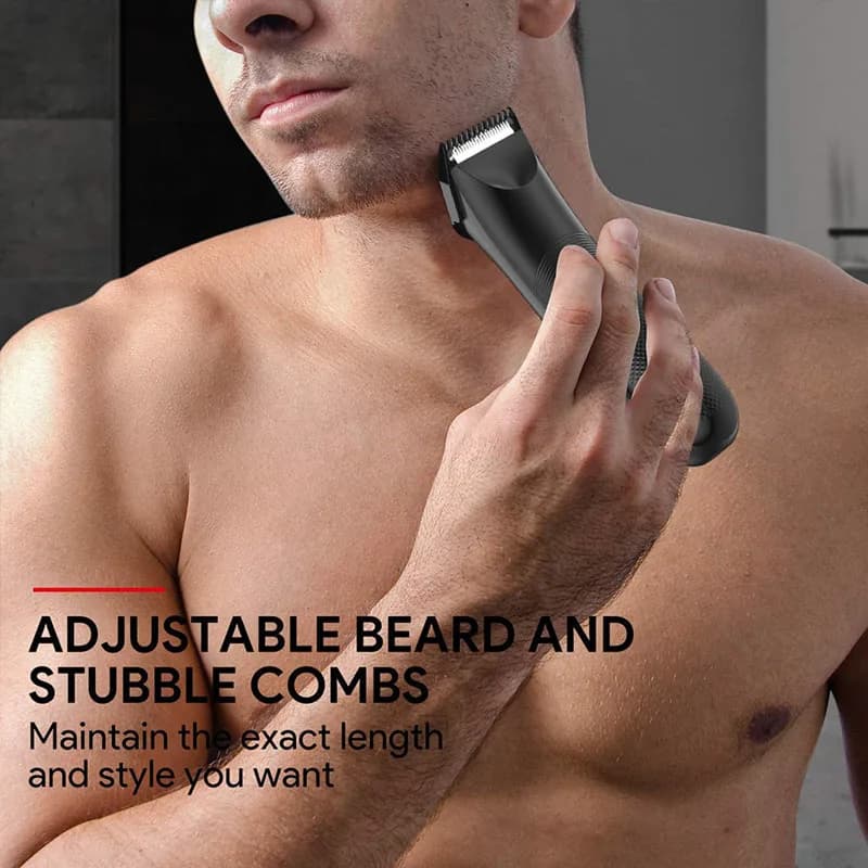 Body cutter for men Electric hair cutter Groomer Head with replaceable ceramic blade Waterproof