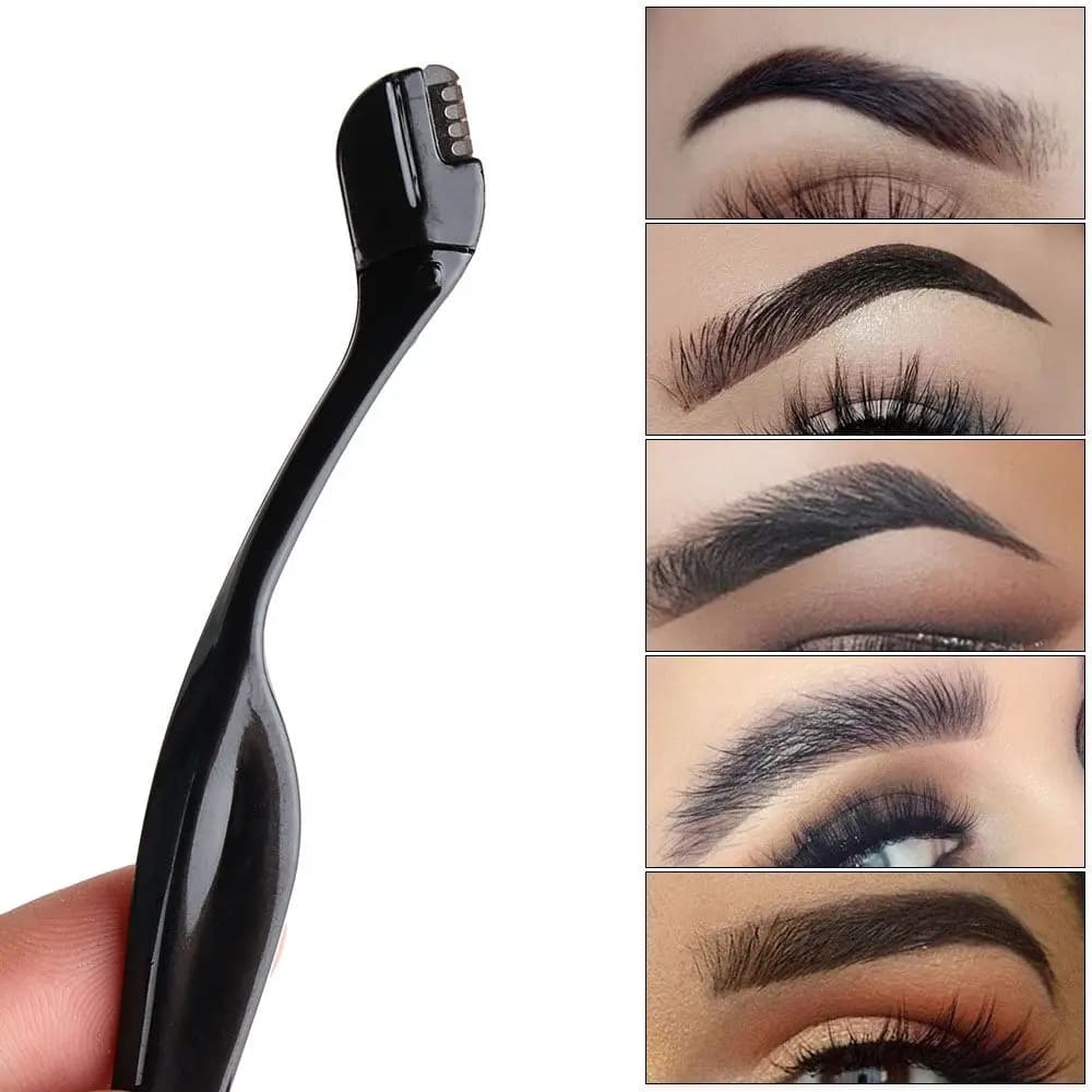 2Pcs Professional Portable Easy To Use Eye Brow beard grooming Cosmetics Tools Eyebrow Trimmer Makeup Tools