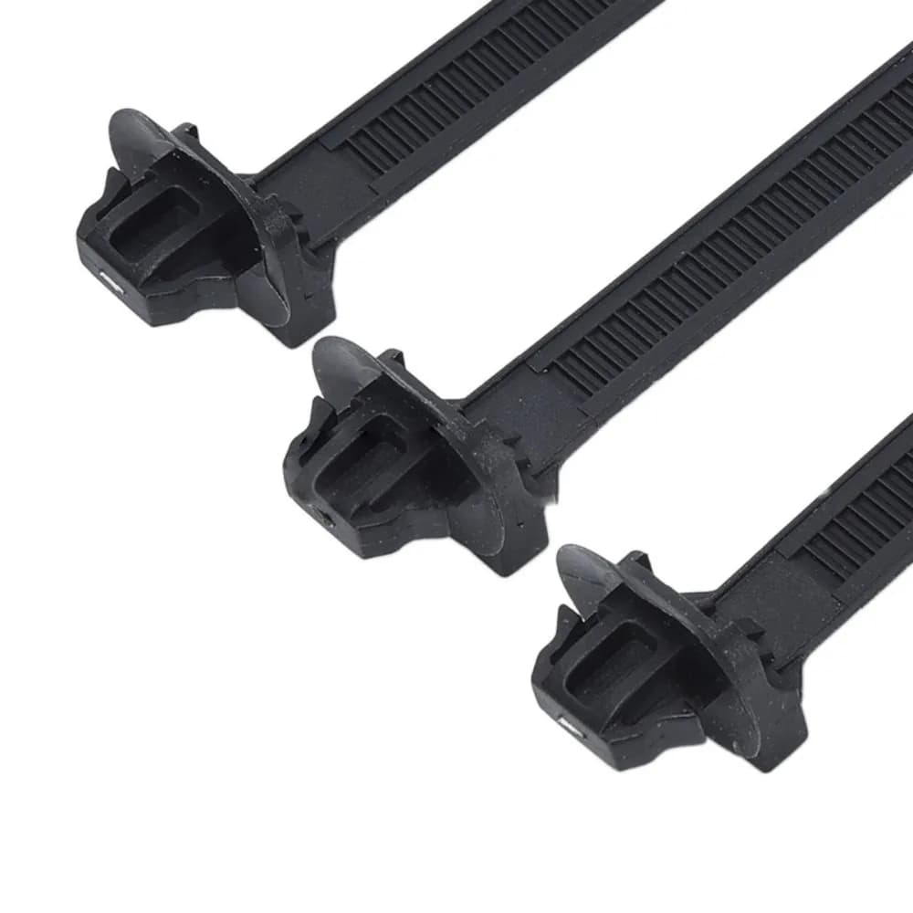 20/50 pz Nylon Fascette Fibbia Universale 165*8mm Heavy Duty Nylon Zip Fascette Riutilizzabili Pratici Anelli di Fissaggio Auto riparazione Quotidiana