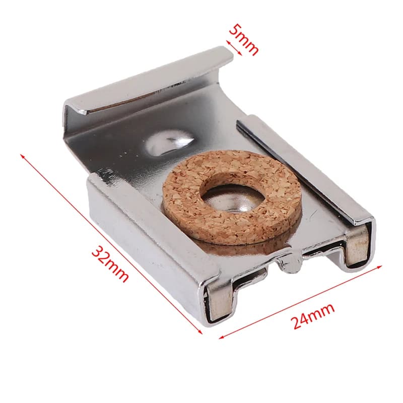 4 pezzi/set, facili da installare, clip per specchio quadrato, resistenti, regolabili, per bagno e camera da letto