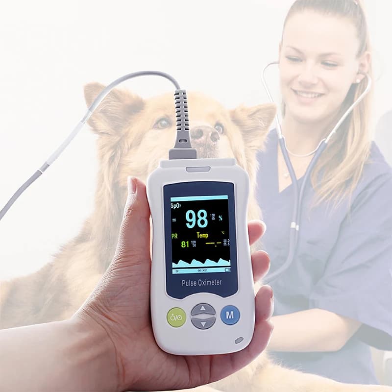 Portable Veterinary Pulse With 2,4 Color Screen, Compact and Lightweight, Easy to Transport and Use