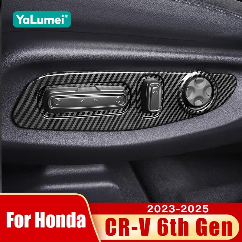 Per Honda CR-V CRV 6th Gen 2023 2024 2025 Ibrido Seggiolino Auto Regolazione Interruttore Pannello di Copertura Decorazione Accessori Interni