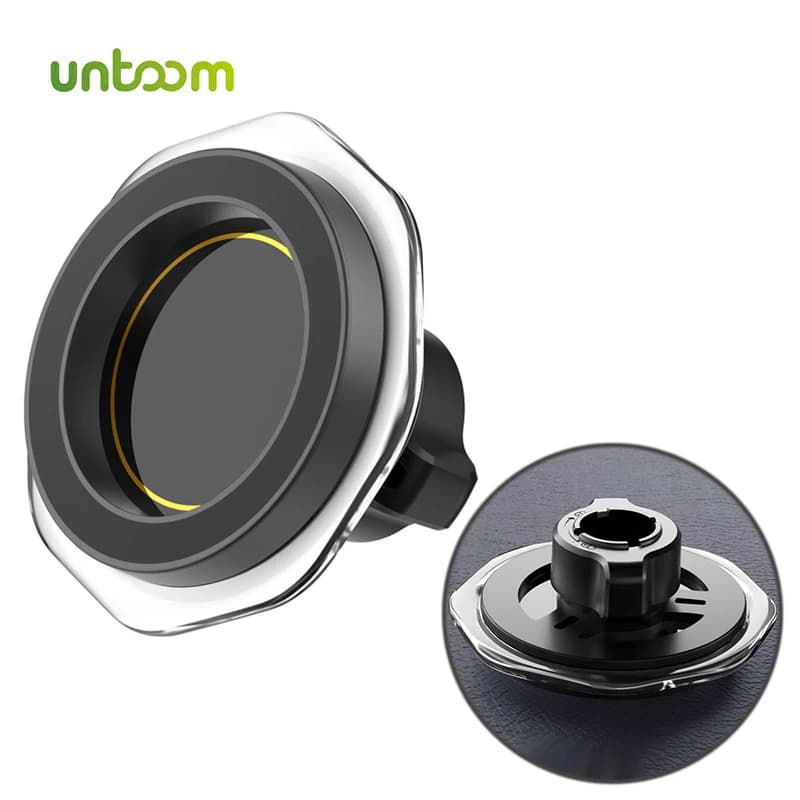Untoom Car Phone Mount Accessories Universal Magnetic Car Phone Holder Parts for 17mm Ball Head Base Magnet Cellphone Stand