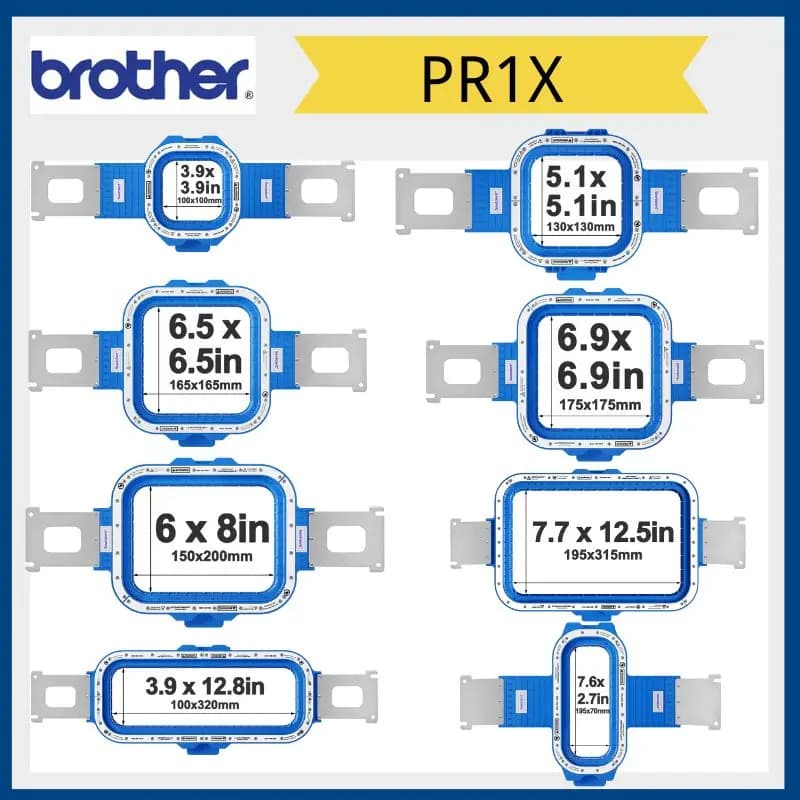 Embroidery Machine Hoops, Strong Magnetic Frame, Embroidery Hoops for Brother PR1X Machine