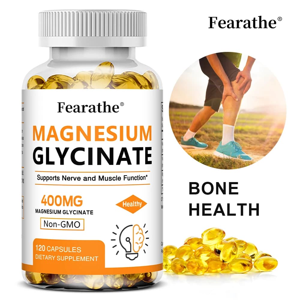Capsule di Magnesio + Vitamina D e B6, Integratore Multivitaminico per il Sonno, Ossa, Nervi, Cuore e Benessere del Sistema Immunitario