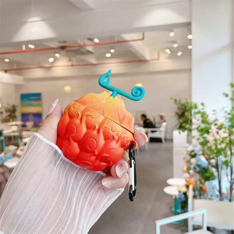 One Piece Anime Devil Fruit For Airpods 4 Case 2024 Silicone Protective Earphone Cover For Airpods Pro 2 Case Airpods 3 2 1 Case