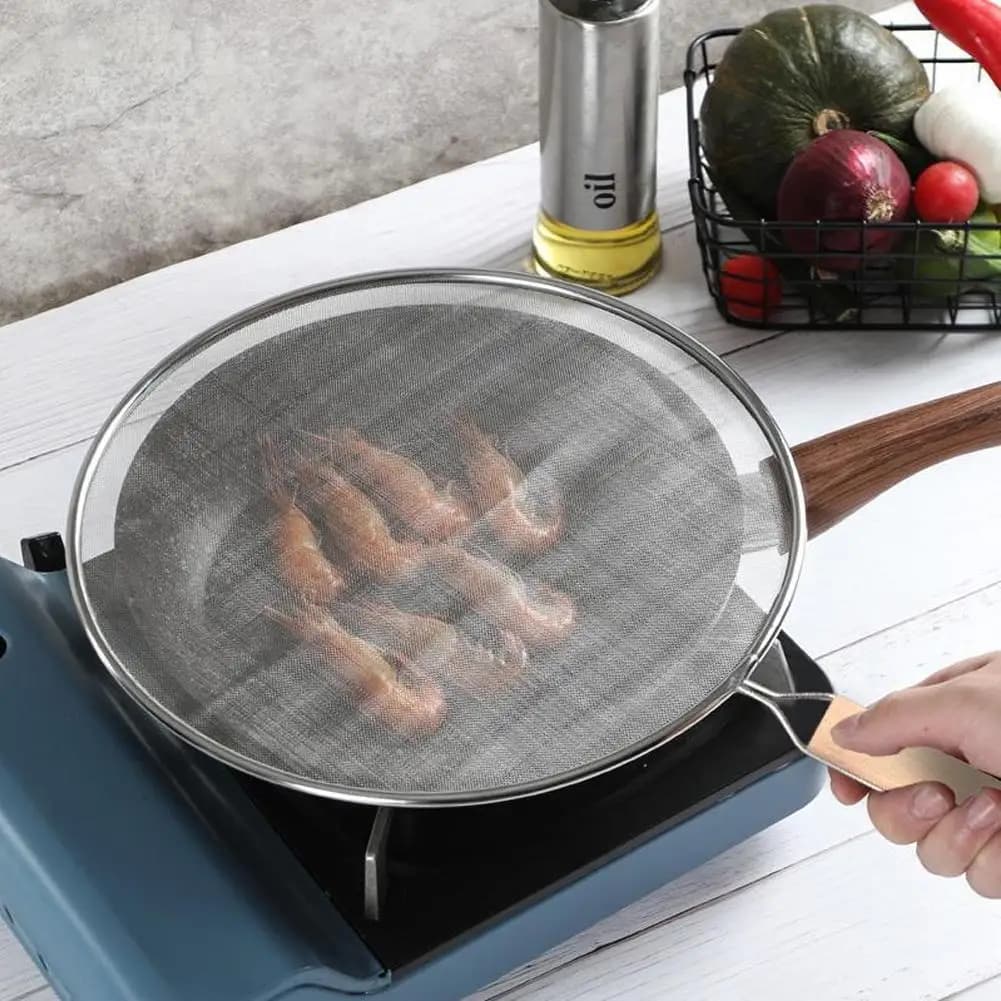 Cooking Oil Cooking Cooking Tools Fat Splatter Screen Guards Anti Splatter Guard Oil Net Splash Cover Pan