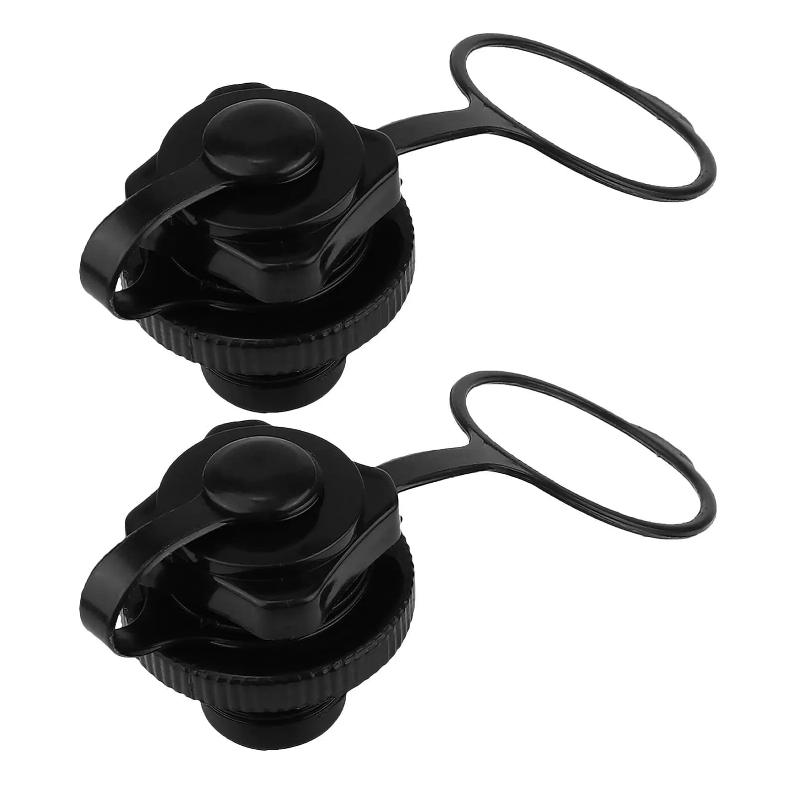 2 Pezzi Connettore Valvola Aria per Gommone, Doppia Guarnizione, Valvola di Scarico per Kayak, Ugello di Gonfiaggio, Adattatore per Paddle Board, Valvola Aria Kayak