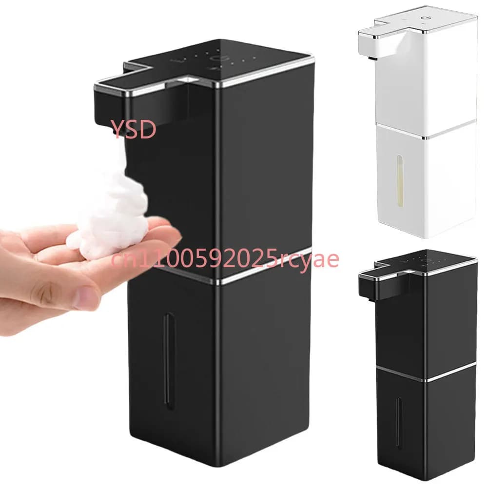 Dispenser di Sapone Elettrico Senza Contatto, Erogatore di Liquido a Induzione Regolabile a Quattro Livelli