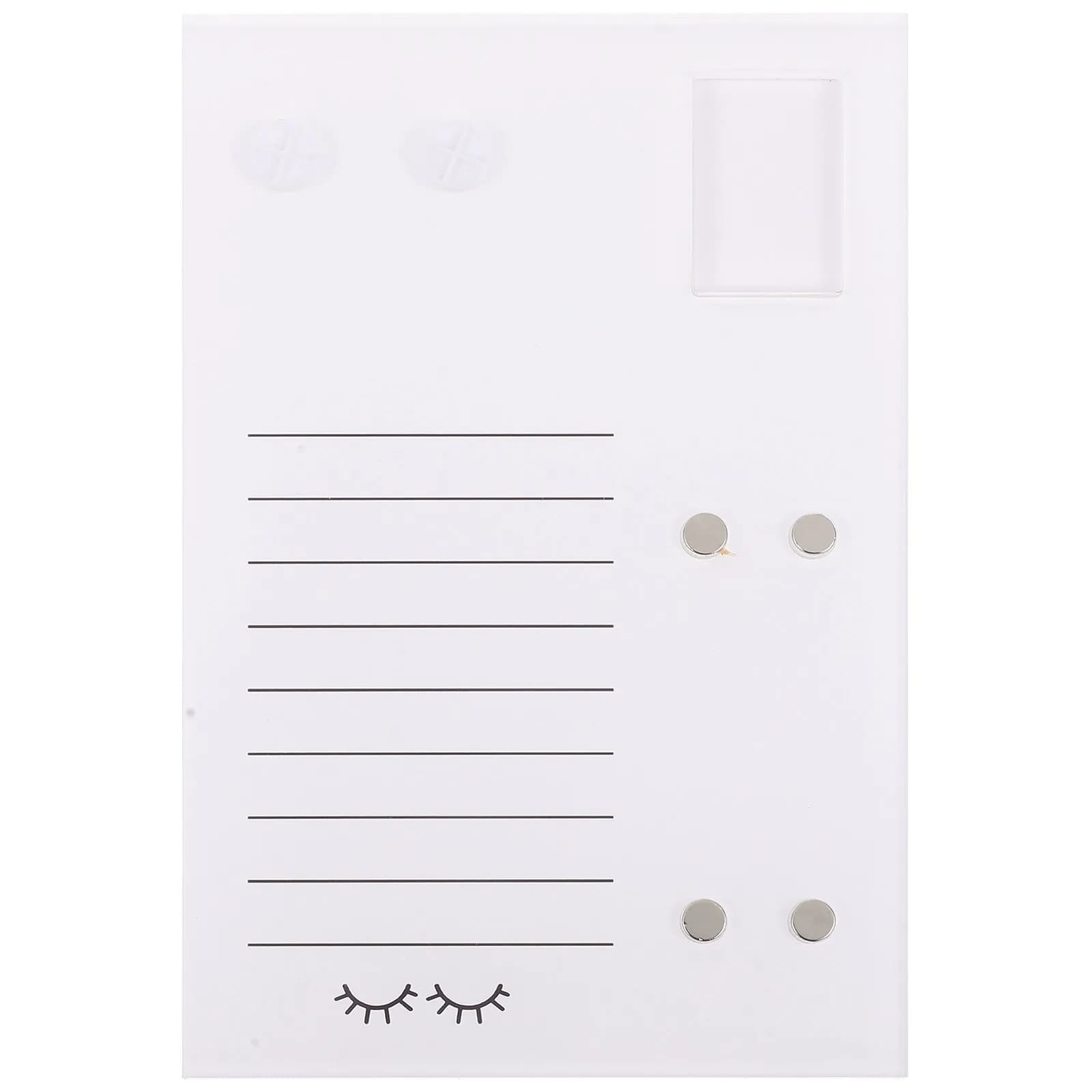 Magnetic Acrylic Eyelash Extension Board Lash Tile Storage Tray Tweezers Holder Beauty Salon Grafting Tool Eyelash Organize