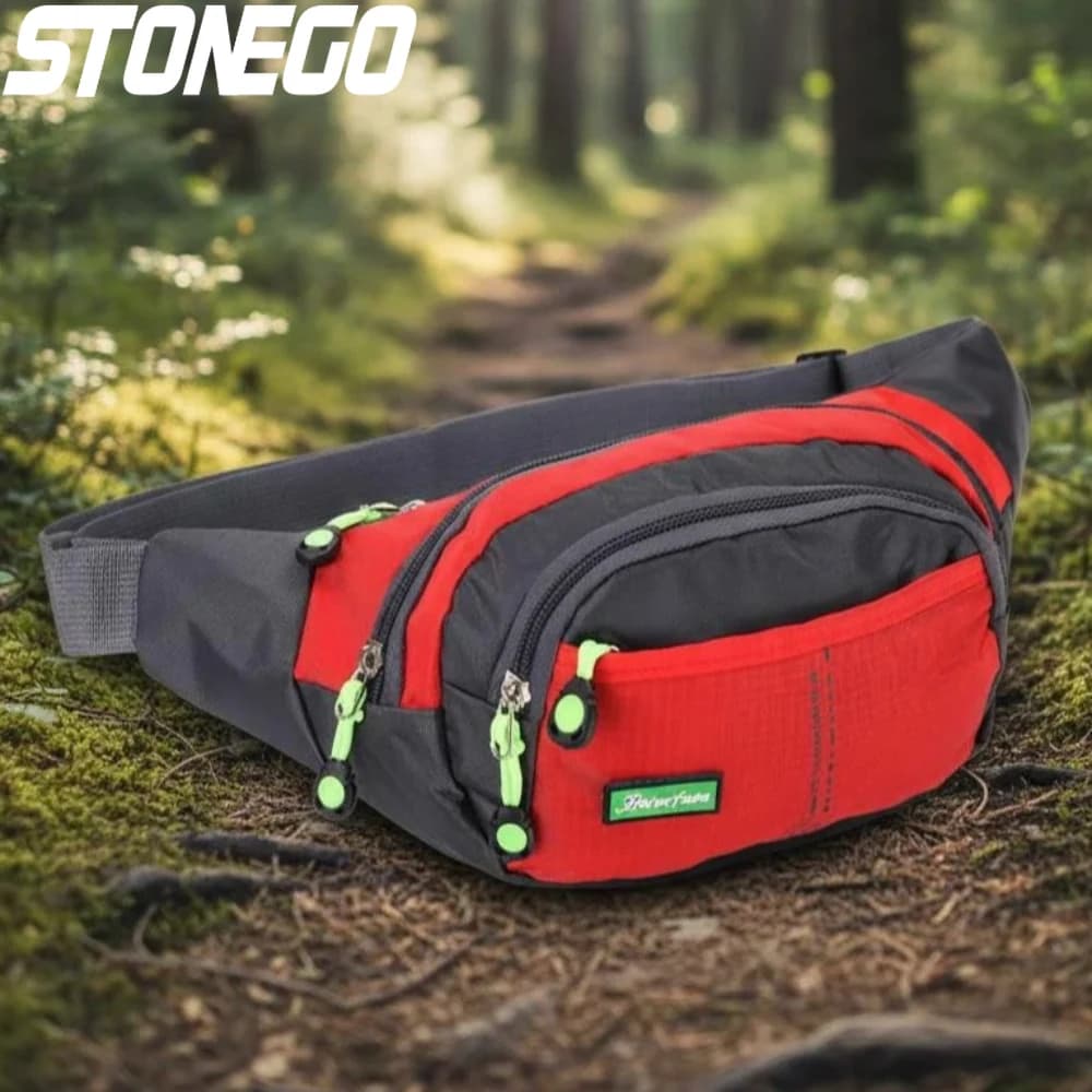Men's Rain Bag Waterproof Phone Door Belt for Women's Sports Open Cycling Gym Race