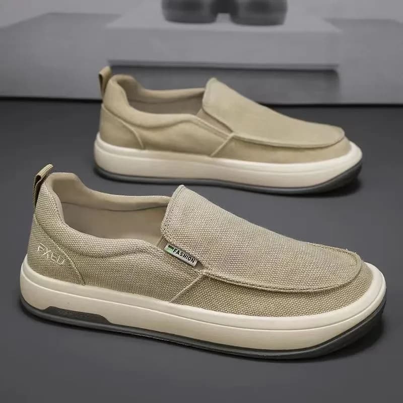 Shoes for Men Lightweight Breathable Canvas Shoes Comfort Casual Sneakers for Mens Designer Slip-on Loafers Shoes Zapatos Hombre