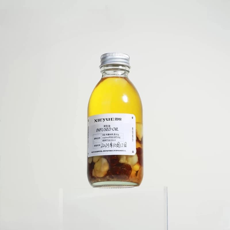 Olio di Incenso, Mirra e Jojoba, Estratto Naturale di Piante, Olio per Incenso, Meditazione, Rituali, Culto, Studio, Purifica l'Aria