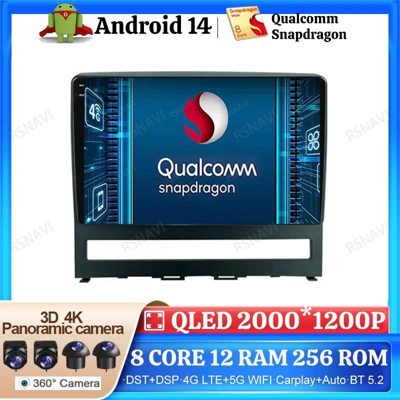 Android 14 Autoradio Per Fiat PERLA Albea Siena Palio 2004-2012 Viedo Lettore DVD BT 5G WIFI Navigazione 2 DIN Multimediale GPS 2DIN