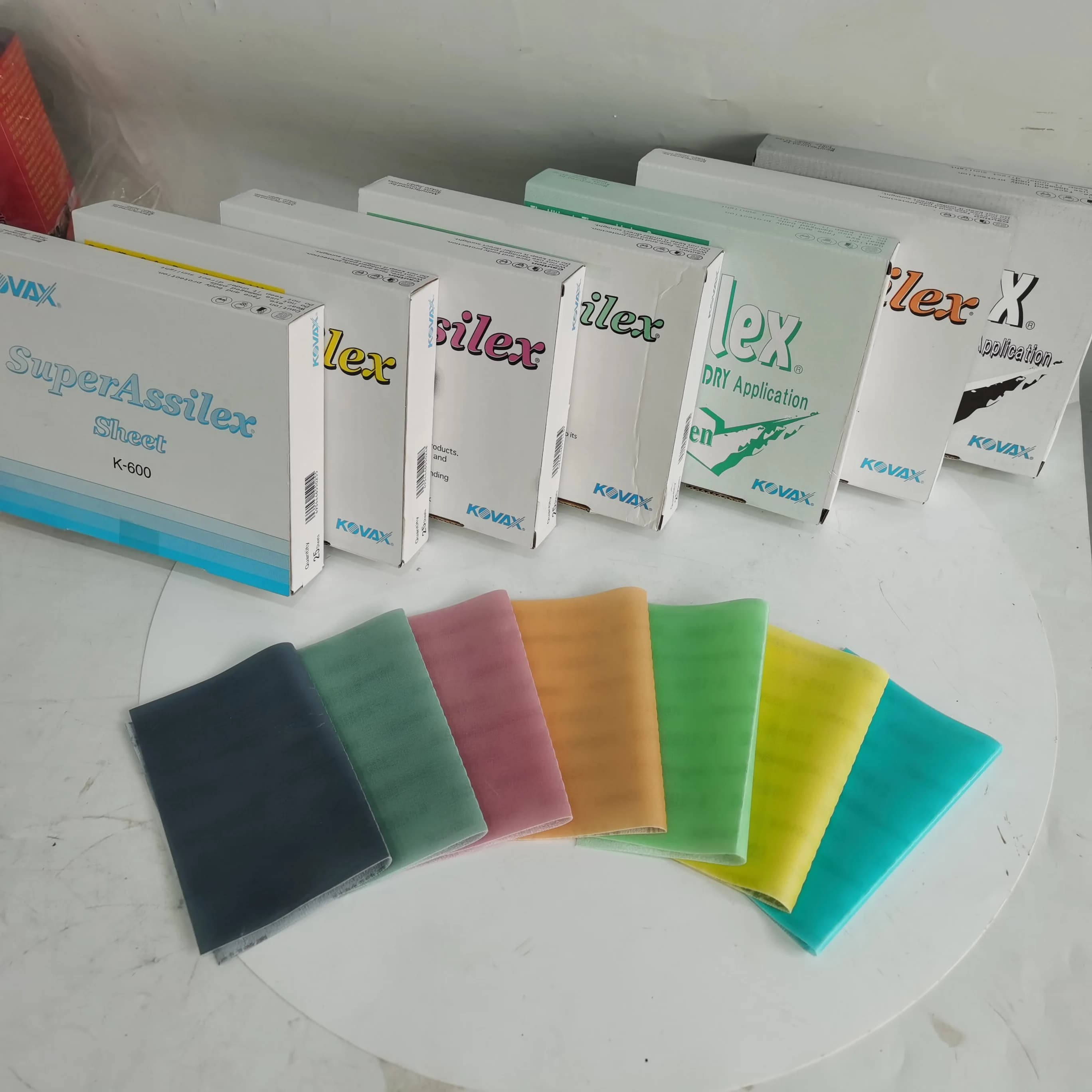 KOVAX Giappone 85x130mm Carta vetrata per lucidatura auto Grana 240-3000 per la rimozione della buccia d'arancia e la correzione della vernice