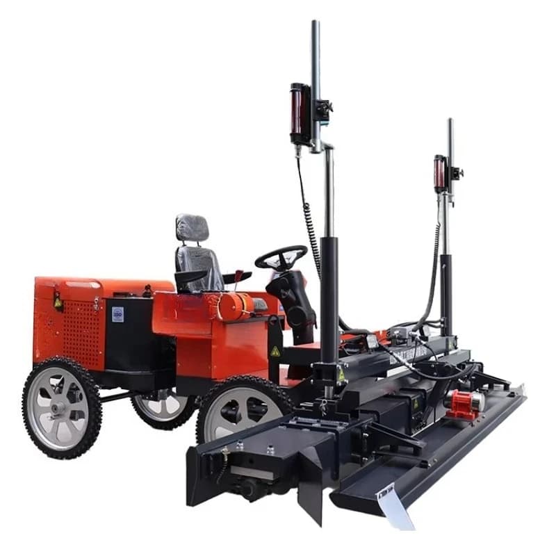 Macchina Laser Screed Cavalcabile per Livellamento del Calcestruzzo con Sistema di Controllo Automatico, Attrezzatura Industriale per Pavimenti ad Alta Precisione