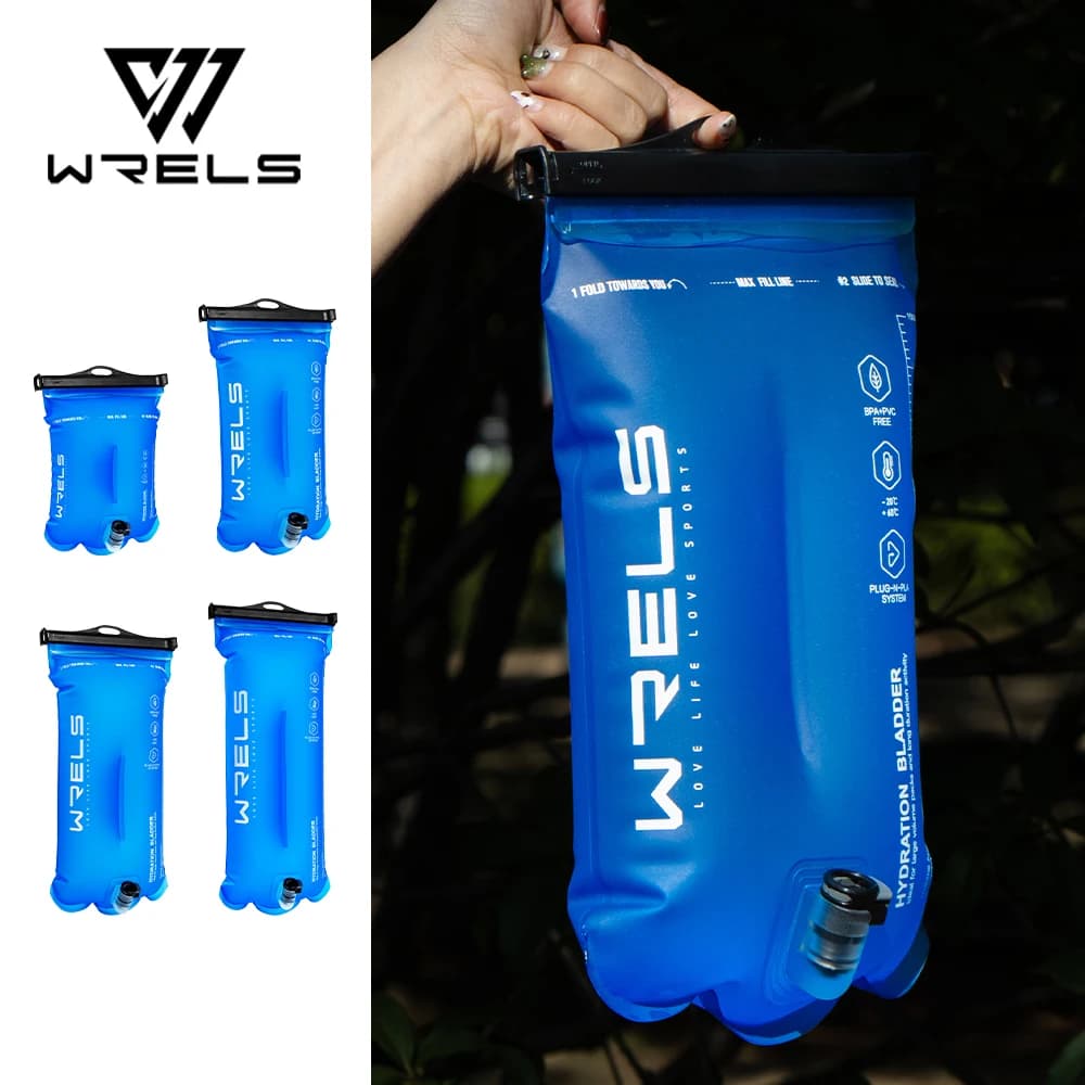 WRELS Sports Water Moisturizing Bag Portable Camping Water Bag for Food Use without BPA