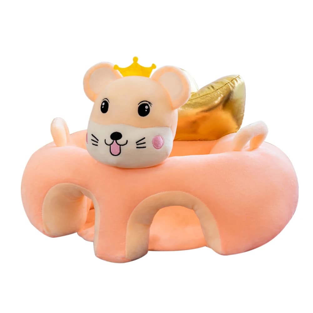 Children's Support Covers Animal Cartoon Mats for Kids Learn to Sitting Sofa Skin Comfortable Piece Doll Chair for Baby Rest