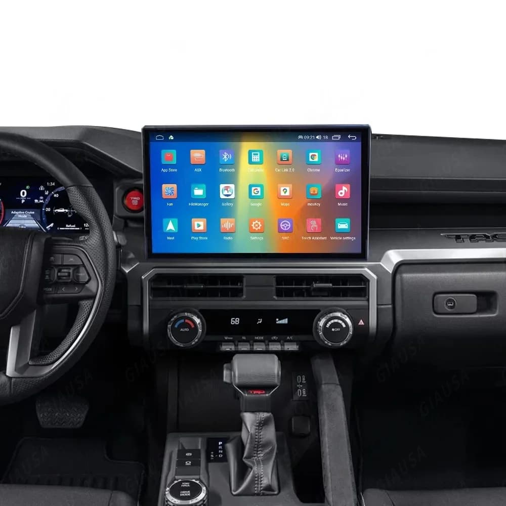 Auto Stereo Multimedia Reader For Toyota Tacoma 2024 Carplay Android Auto Radio Audio Recorder GPS Navigation Tape WiFi 4G LTE BT