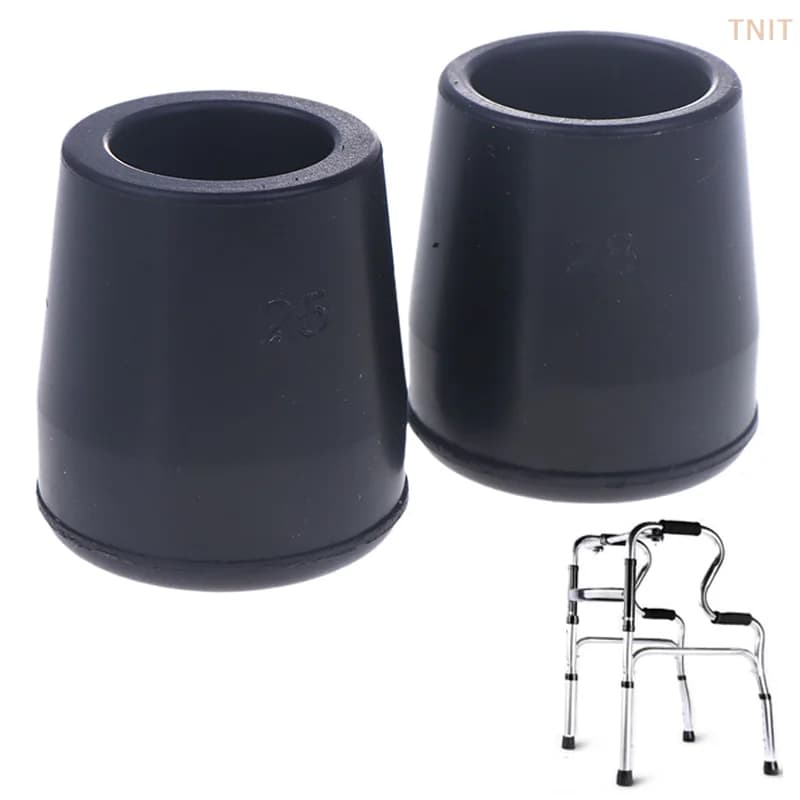 [J] 1pcs Walking Stick Crutch Cane Bottom Pads Cover Protector Climbing Hiking Trekking Pole Tip Replacement Cane Tips Nonskid