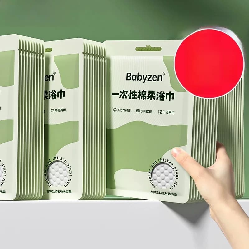 Asciugamano da Bagno Monouso in Puro Cotone Spesso, Confezione da Viaggio Portatile, Non Perde Peli, Forniture per Hotel, Asciugamano da Viaggio Pratico