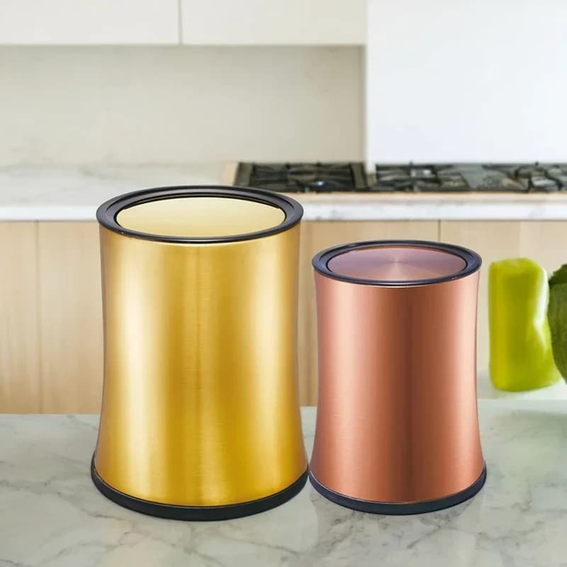 Pulizia della casa Pattumiera Bagno Cestino di carta Bidone della spazzatura Cestino della spazzatura Home Office Storage Cubo De Basura Prodotti per la casa