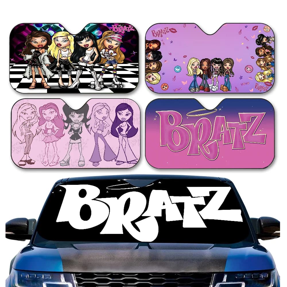 B-Bratzs Protezione parasole per auto Parabrezza Finestra Protezione solare Copertura Protezione interna per camion SUV Visiera universale