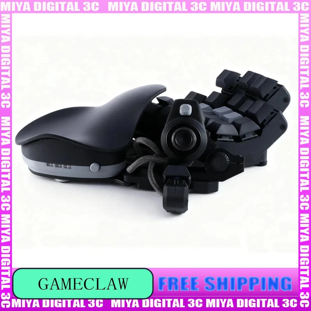 GameClaw WASD Handheld Joystick Waistboard Wired Ergonomics Adjustable with One Hand Esports Office Mechanical Keyboard for PC