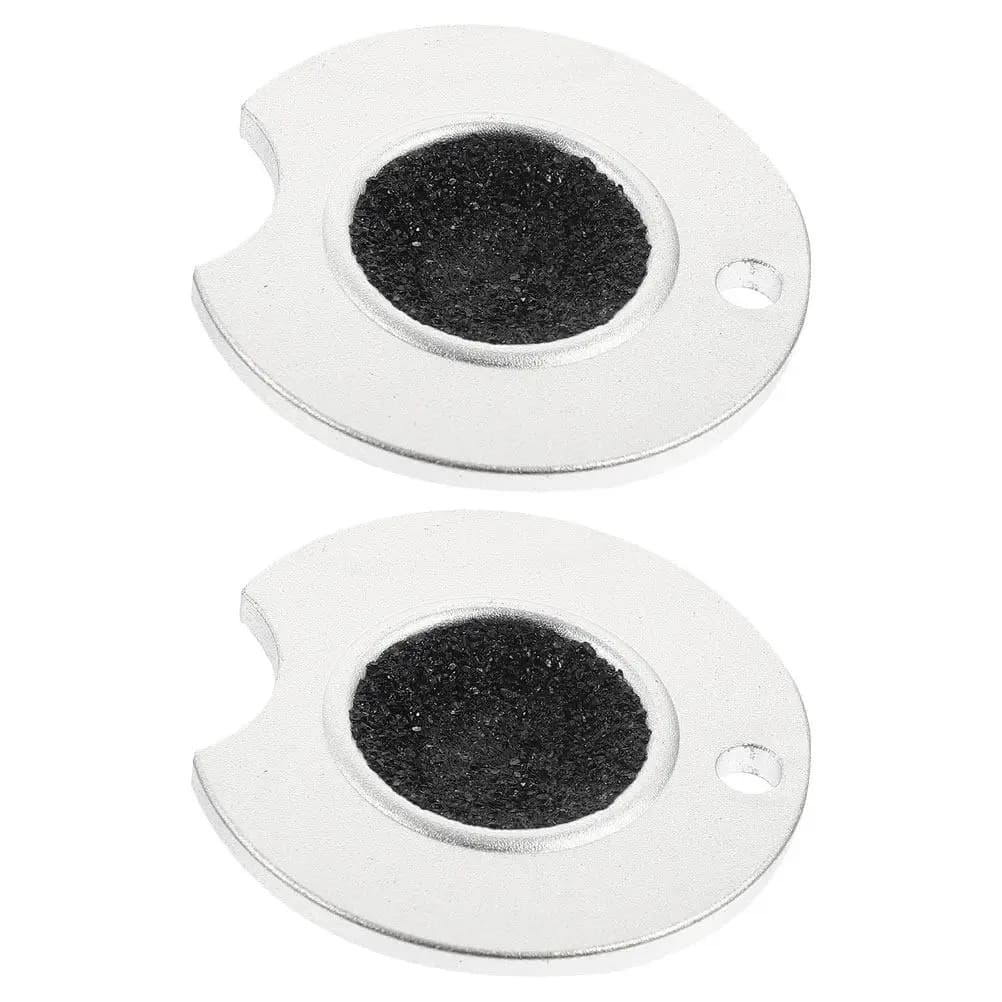 2 Pezzi Levigatore a Testa di Fungo in Alluminio per Punte di Stecche da Biliardo, Accessorio per Lucidatura e Rifinitura, Strumenti per Biliardo